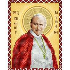 Схема для вышивки бисером "Святой Иоан Павел ІІ. Папа Римский" (Схема или набор)